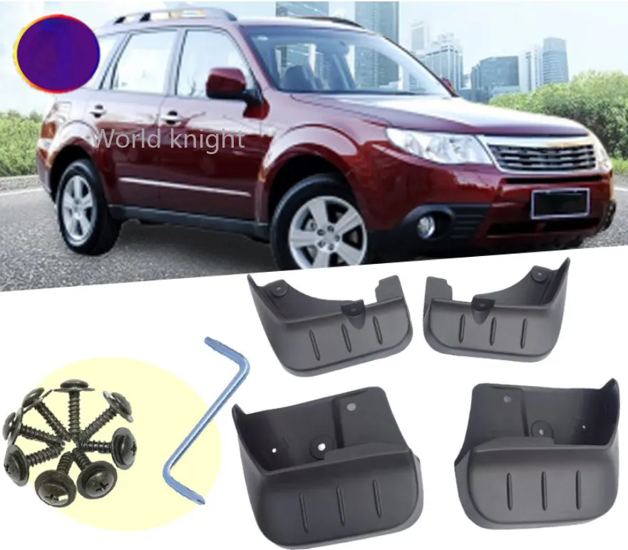 

For SUBARU Forester 2009-2012 Car Styling 4PCS Band New Splash Guar Mud Guards Mud Flaps Fender Car Styling Auto Accessories