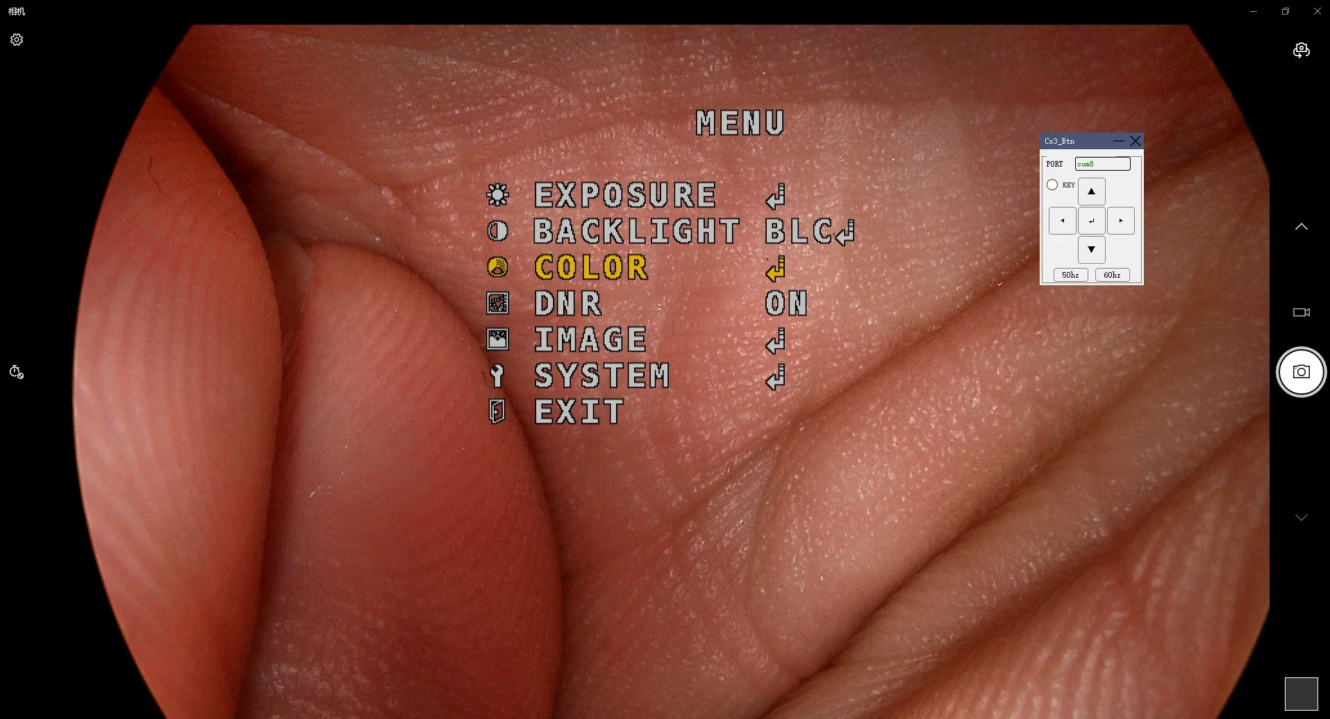 Портативная USB-портативная эндоскопическая камера используемая с компьютером