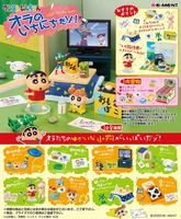 original re ment crayon shin chan day figures candy toy anime action figure cute kawaii box room miniature model gift