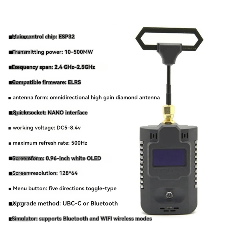 Пульт дистанционного управления для JUMPER T-Pro AION ELRS 2 4 ГГц TX-NANO + RX Nano 16CH приемник