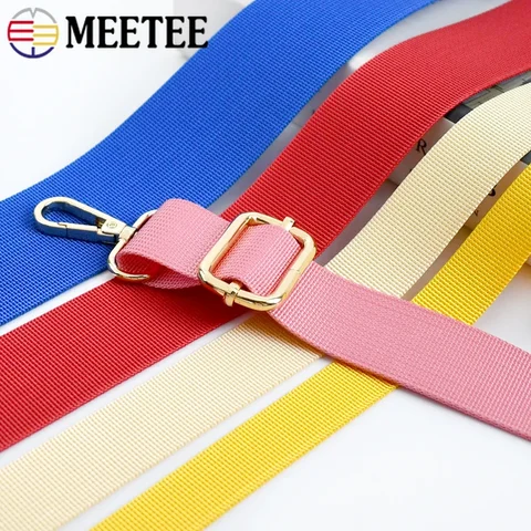 Meetee нейлоновая лента 1 мм 20/25/32/38/50 мм 10 м