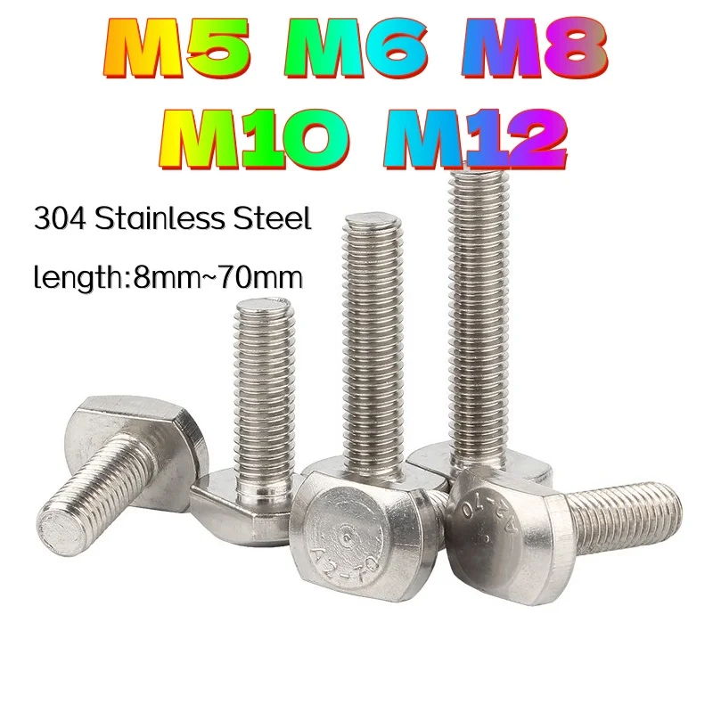

Т-образные болты GB37 из нержавеющей стали M5 M6 M8 M10 M12