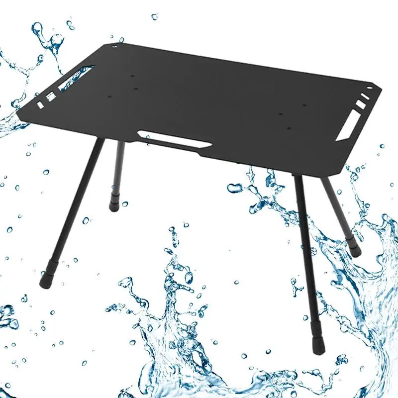 

Camping Folding Table Aluminum Alloy Outdoor Camp Table Compact And Smooth Folding Table For Beach Barbecue Patio Travel Party