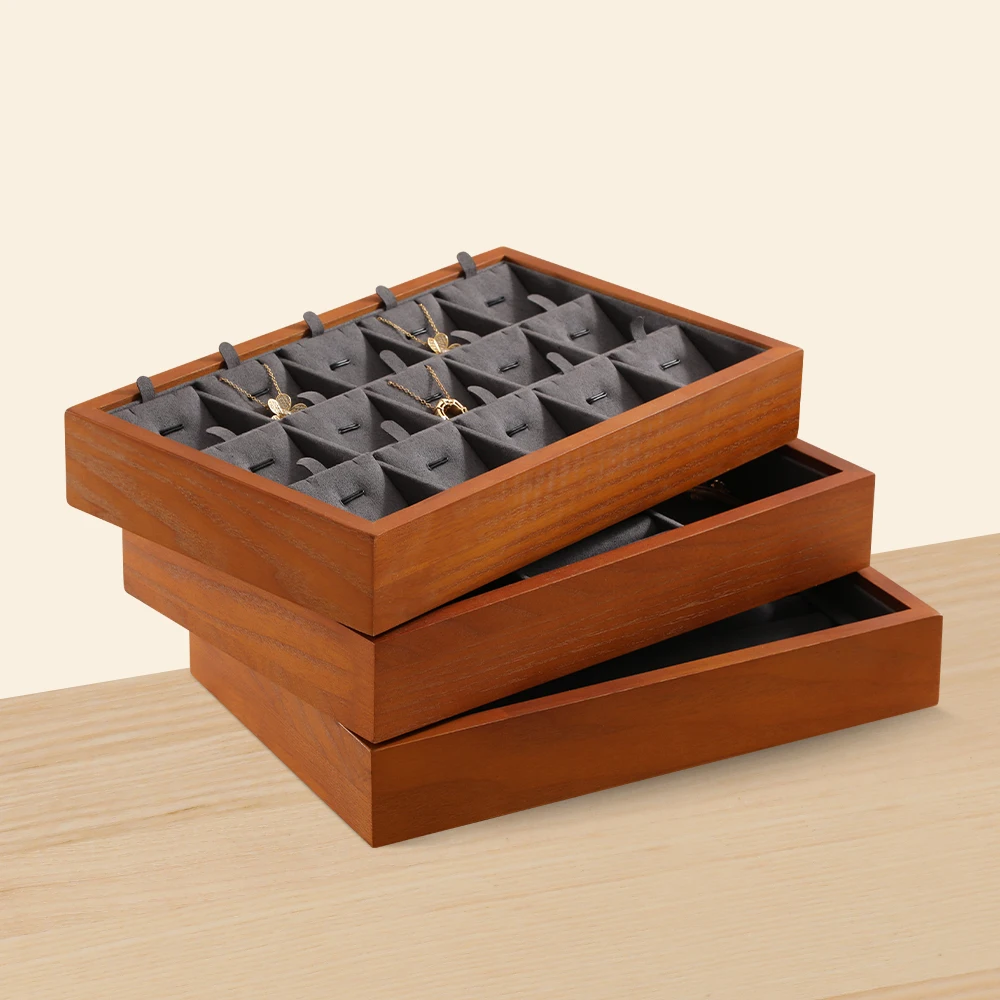 YinBeiNi органайзер для кольца ожерелья браслета деревянные украшения аксессуары