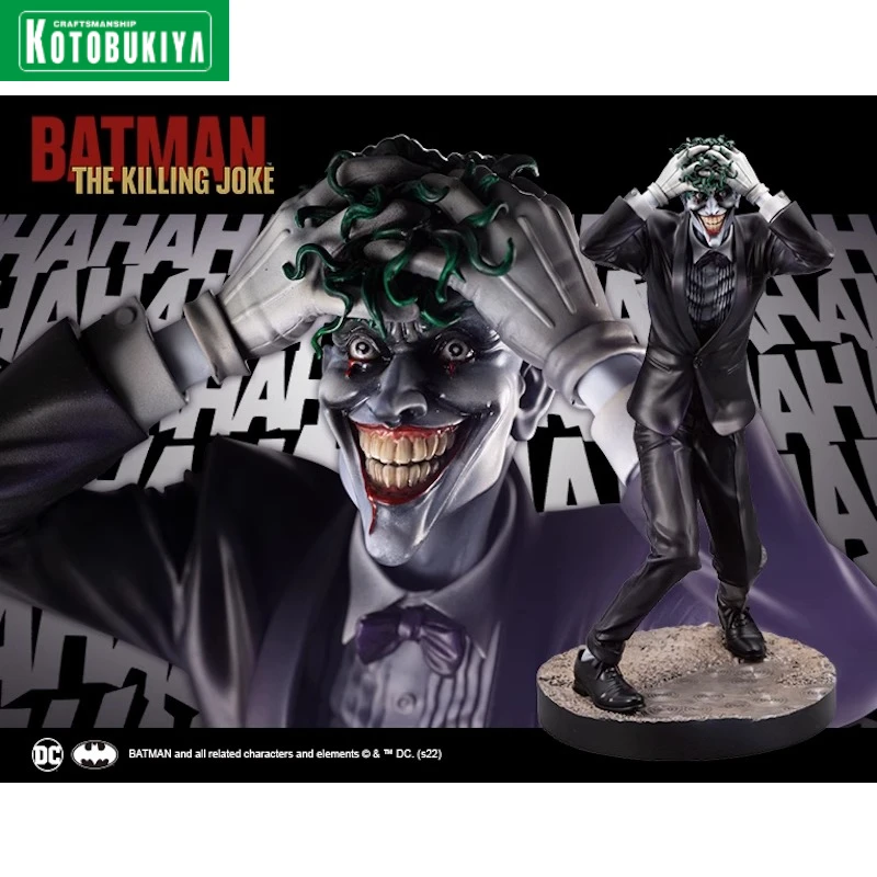 

30 см оригинальная экшн-фигурка Kotobukiya ARTFX Бэтмен Джокер шутка из ПВХ аниме искусственное украшение Подарочная игрушка