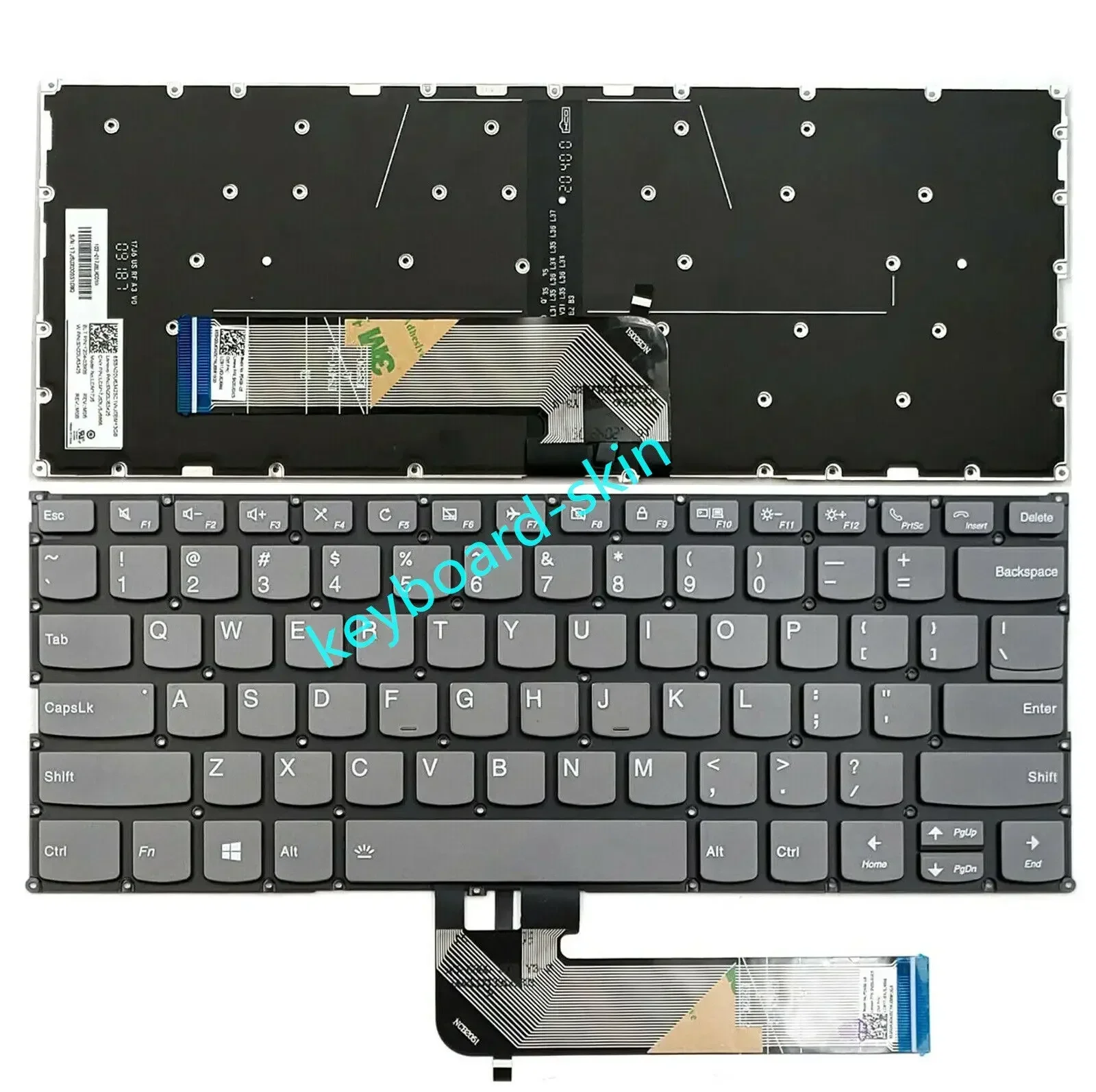 Фото Новая американская клавиатура с подсветкой для ноутбука Lenovo ThinkBook 13s-IWL 13s-IML 14s-IWL 14s-IML 14-IML 14-IIL №2