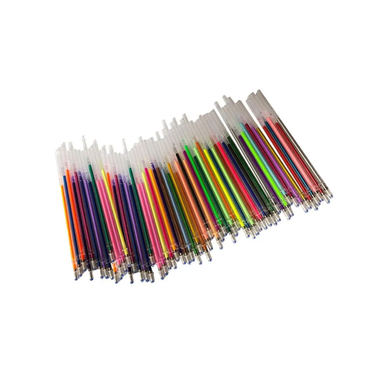 

60 100 Color Neon Gel Pen Refill for Coloring Drawing Craft Marker 60Color