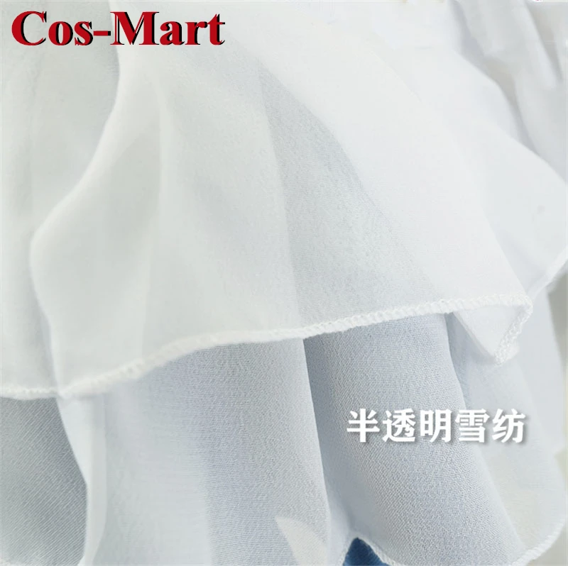 Cos-Mart аниме Vtuber Hololive Minato Aqua косплей костюм милый купальник бикини для активного