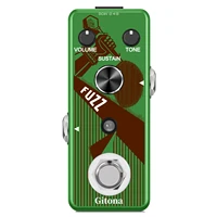 gitona analog fuzz electronic guitar effect pedals for electric guitar classic fuzz pedal true bypass