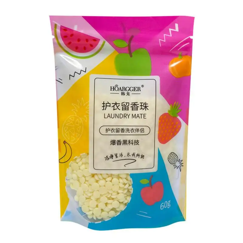 

Чистый чистый моющее средство 60 г, бусины для стирки, принадлежности для стирки, ароматный агент, 72 часа стойкого аромата