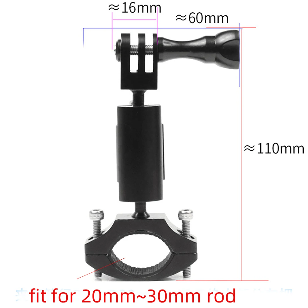 

New item for gopro9/8 camera accessories, 360 degree rotating bicycle clamp, motorcycle fixed bracket, cycling tubular clamp