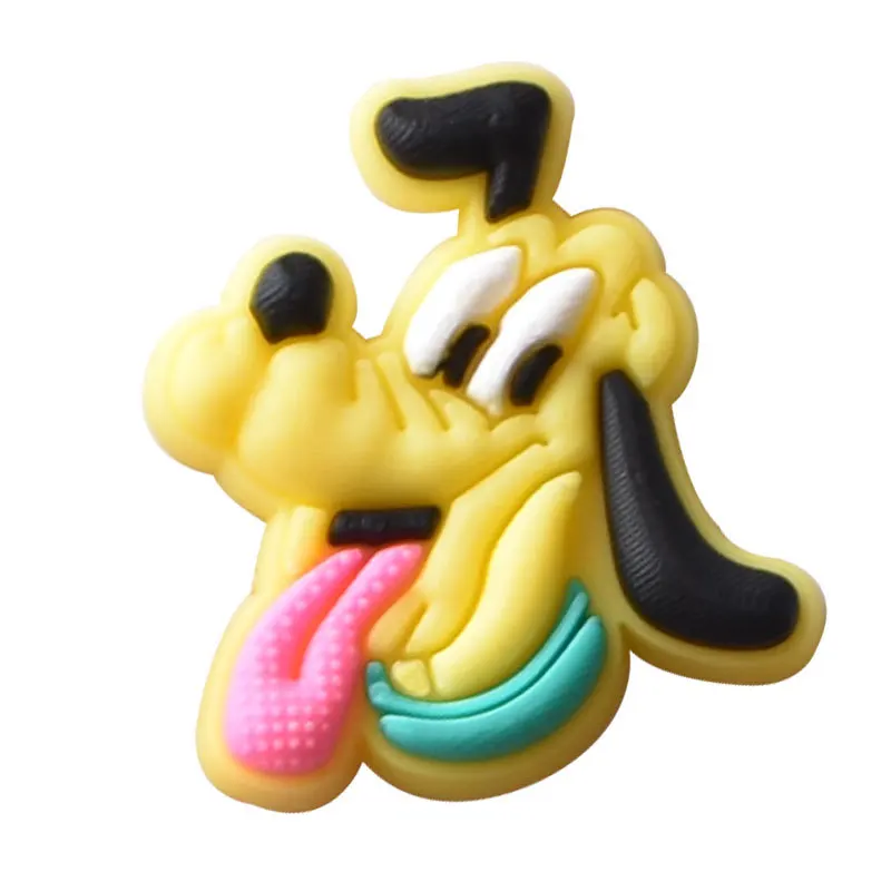 Single Sale Wholesale Mickey Mouse Shoe Buckles Sneakers Accessories PVC Cartoons Decorations Fit Crocs Clogs Boys Women Gifts