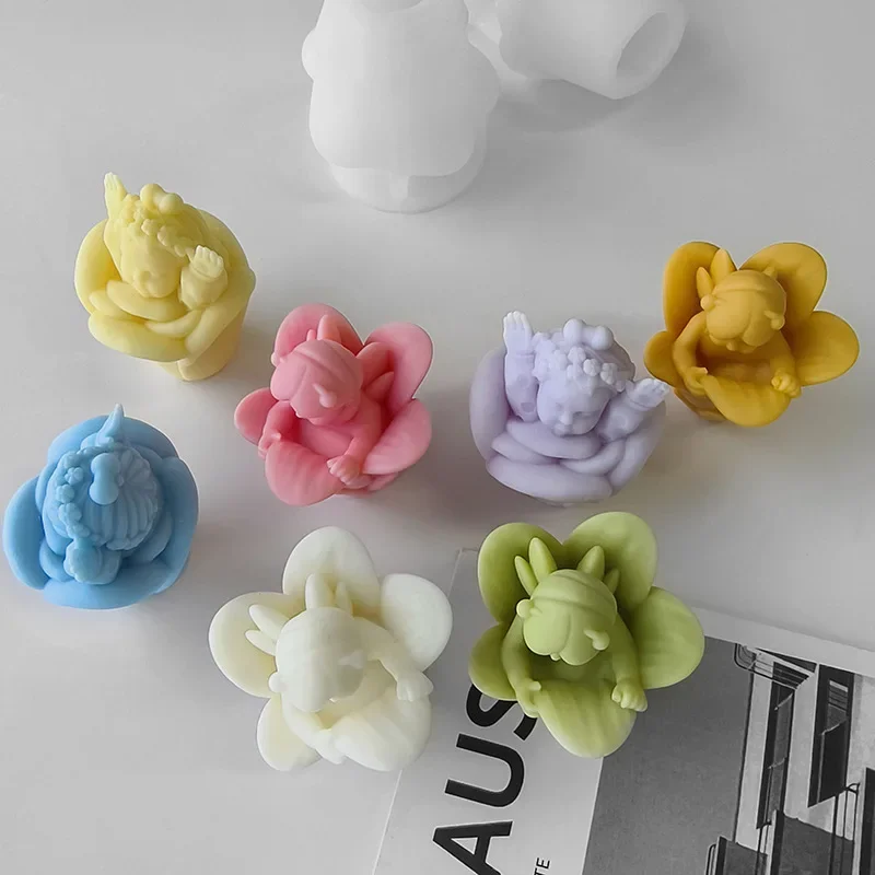 Арома-свеча ручной работы пластырь форма для украшения детского ангела