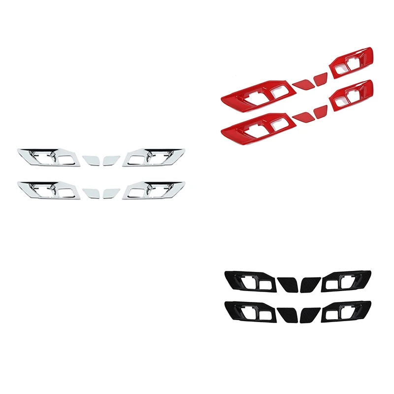 Накладка на внутреннюю дверную ручку автомобиля, накладка на чашу из АБС, декоративная рама для 2018 2019 2020 Dodge Ram 2021, аксессуары