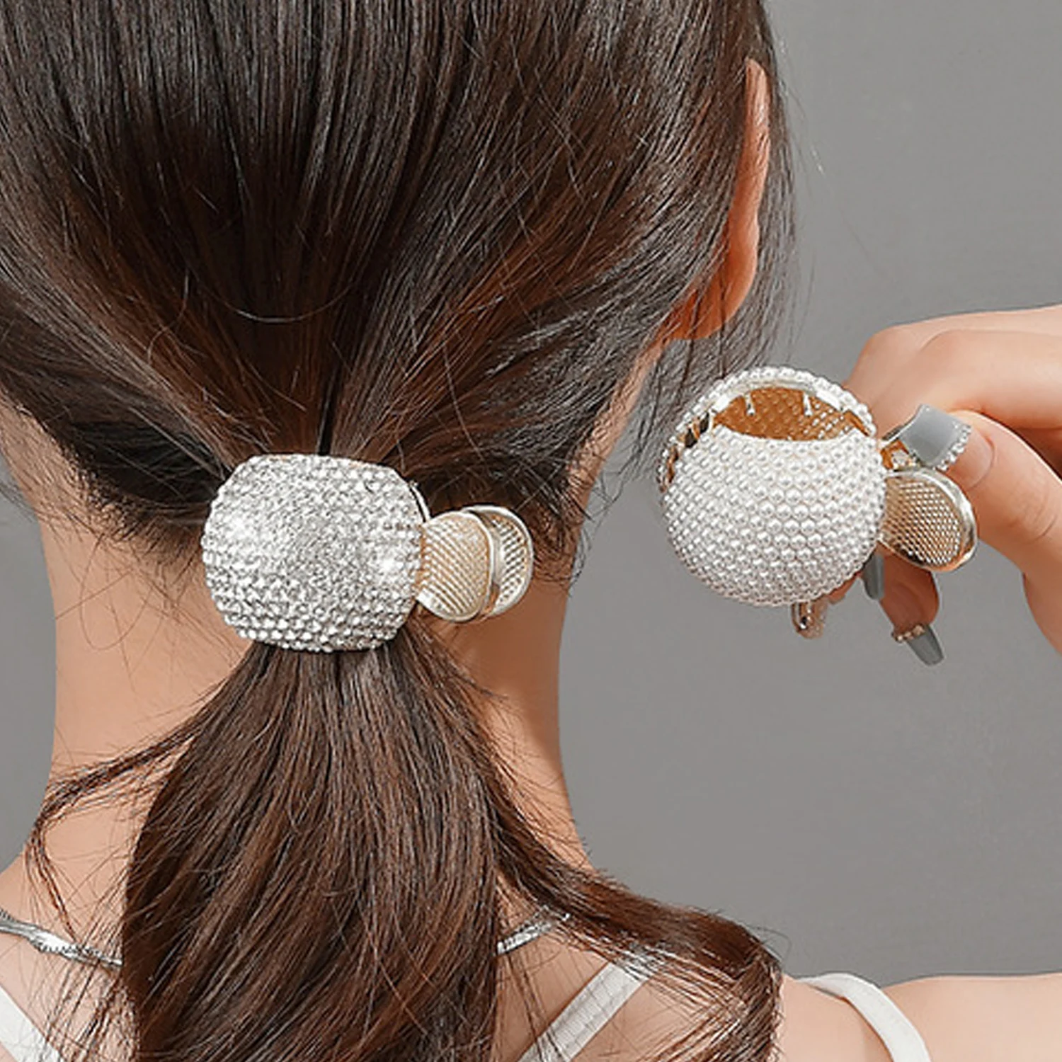 Новый жемчуг яркая популярная заколка для волос роскошные летние аксессуары