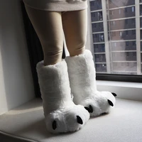 Смотри, что есть на AliExpress!
Милые плюшевые домашние тапочки с мультяшным медведем и когтями#4