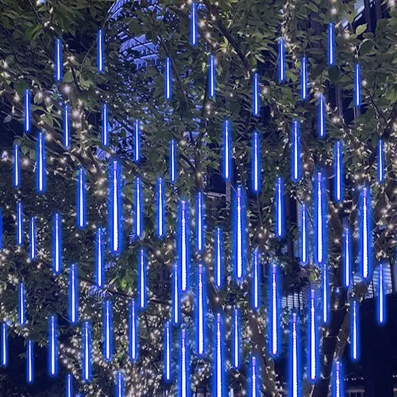 Метеоритные светильники для душа уличные рождественские 8 трубок светодиодная