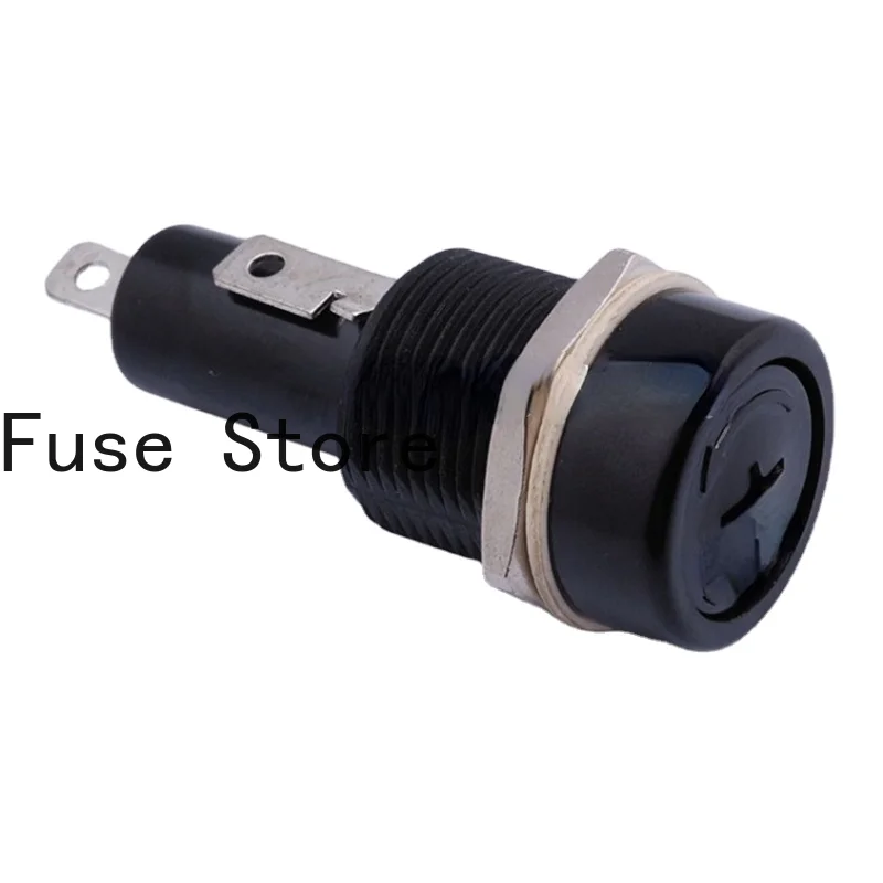 1PCS R3-41 Imported Glass Tube Holder 30A 600V Button Fuse  10 * 38mm  Box images - 6