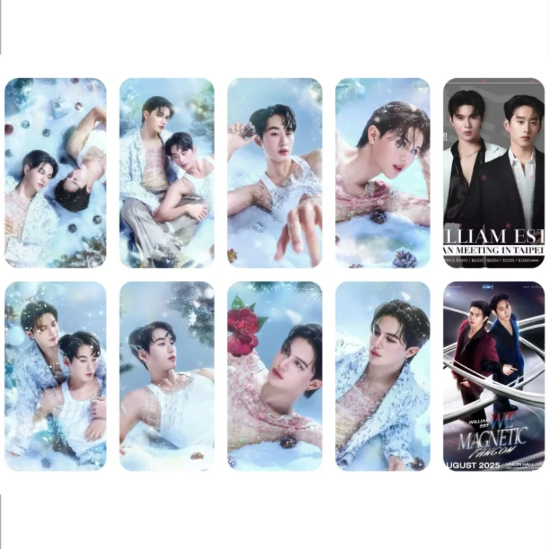 Фото 10 шт./компл. наклейки для карт LYKN Williamest Thai TV Thame Po Heart That Skips A Beat Drama Stills Bus Phone Notebook DIY наклейка №3