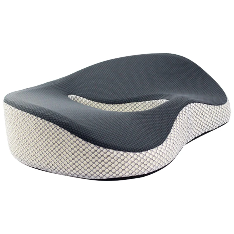 

SAIEN Memory Foam Cushion Hemorrhoids Cushion Office and Home Seat Cushion Coccyx Memory Foam Chair Orthopedic Pillow