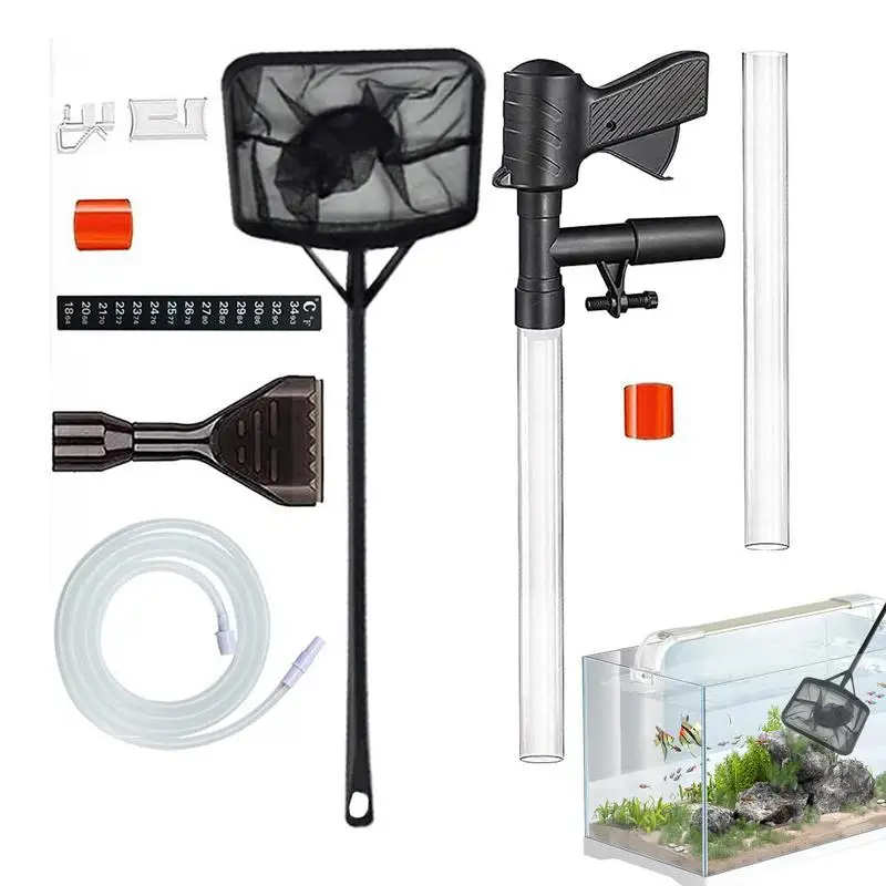 

Fish Tank Gravel Cleaner Tube Gravel Cleaner Siphon Tools Gravel Cleaning Device Water Changing Tank Cleaning Tool For Fountain