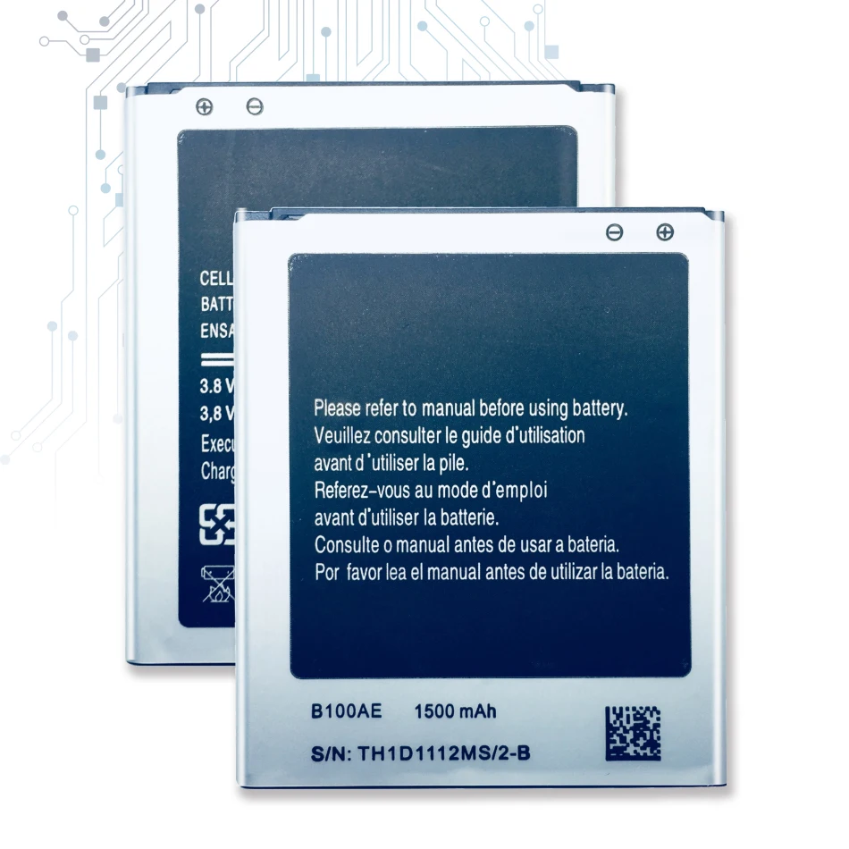 Аккумулятор B100AE 1500 мАч для SAMSUNG Galaxy Ace 3 4 S7898 S7278 S7272 S7568i i679 S7270 S7262 i699i G313H G318h |