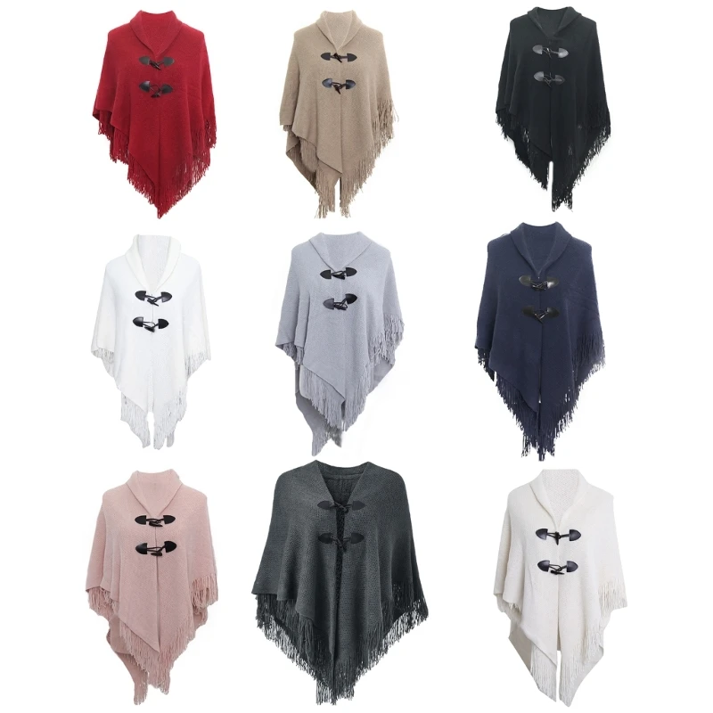 

Шаль Y166, пончо с пуговицами, шаль, пончо, накидка Ruana, шаль, открытая спереди