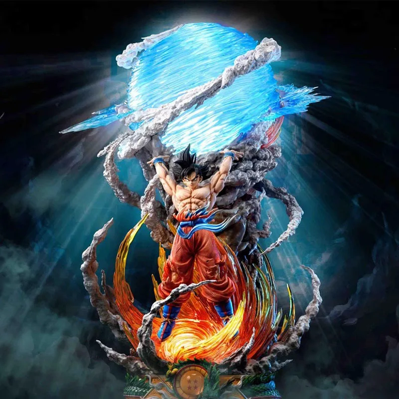 

23cm Anime Movie Dragon Ball Super Gas Bomb The Monkey King Super Saiyan Model Ornaments Boyfriend Classmate Birthday Gift
