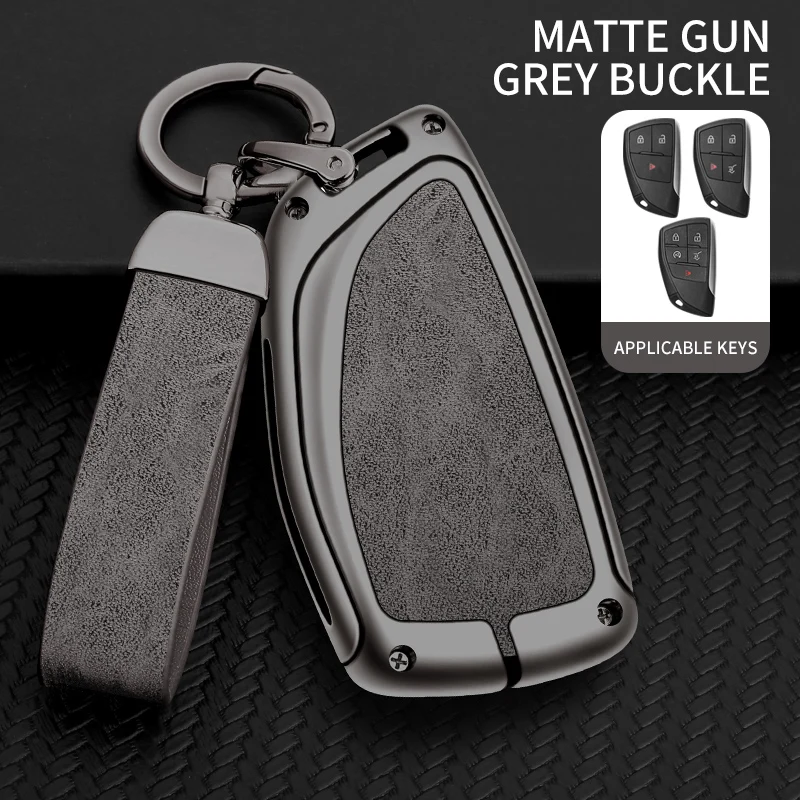 

Кожаный Автомобильный ключ из цинкового сплава для Chevrolet Tahoe Suburban для GMC Yukon для Buick ENVISION S Plus будущего 2020 2021 2022