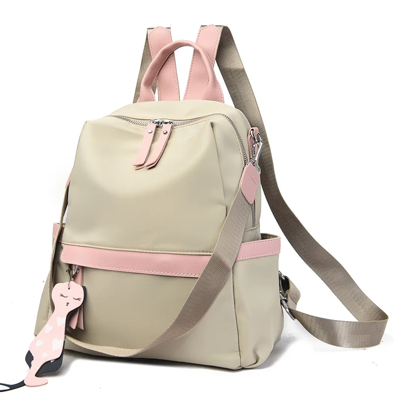 

Нейлоновые женские рюкзаки, маленькие школьные ранцы для девочек-подростков, модная Женская водонепроницаемая Дорожная сумка на ремне