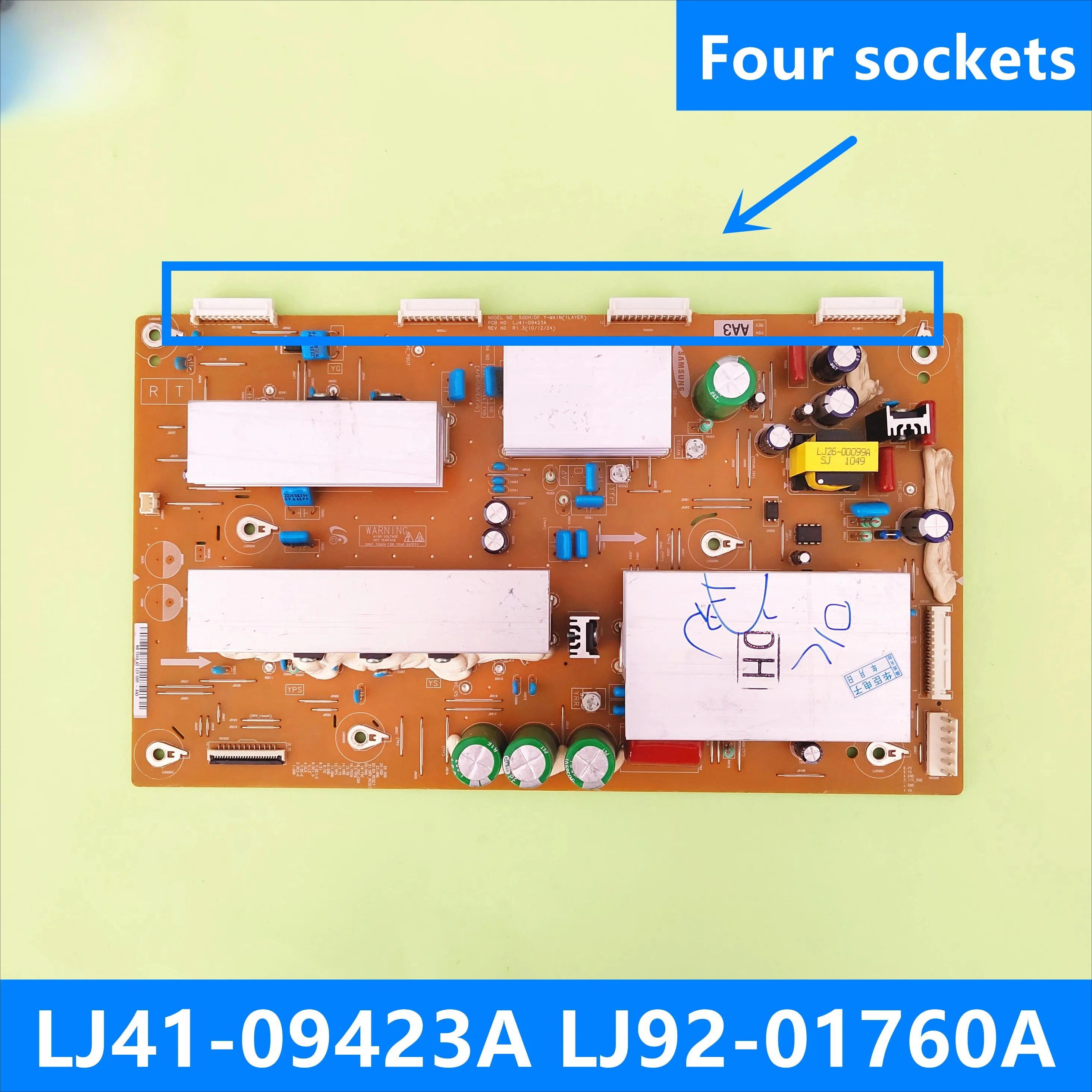 Фото Главная плата Y-Main LJ41-09423A LJ92-01760A LJ92-01764A 50DH/DF Y-MAIN (1LAYER) для телевизоров PN51D450A2D PS51D430A3 PS51D450A2W PS51D550C1W №1