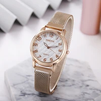 brand women watch luxury fashion wristwatches rose gold 2022 new mesh belt clock womens quartz wristwatches rel%c3%b3gio feminino