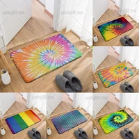colorful printing floormats doormats bathroom non slip colorful floor mats flannel doormats home decoration gifts