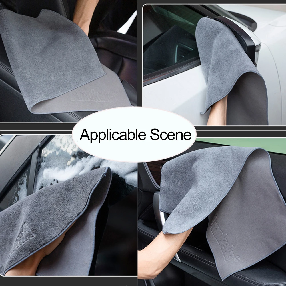 

Car Cleaning Towel Car Cleaning Cloth Coral Fleece Shammy Cleaning Cloth 30cm*60cm Chamois Leather Accessories