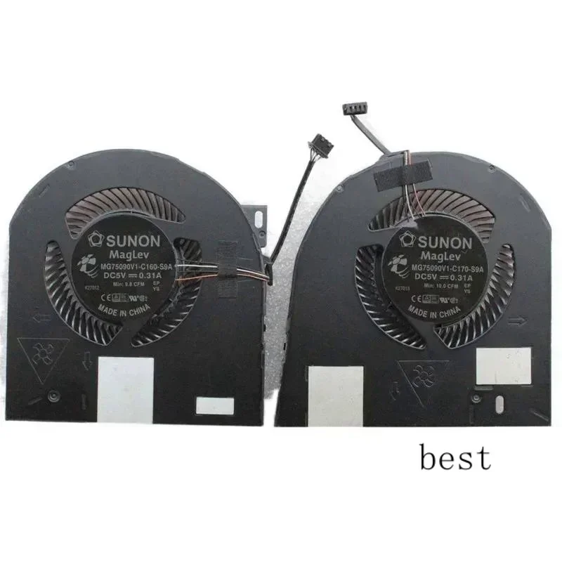 Новый оригинальный вентилятор охлаждения процессора ноутбука для Dell Precision 7530 7540