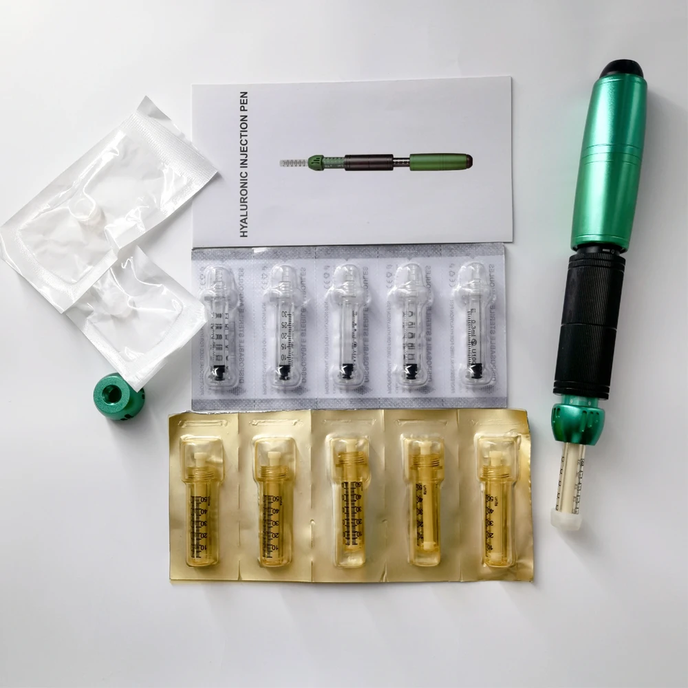 

0.3ml 0.5ml Sterile Ampoule Head Syringe Needle for Hyaluron Pen Hyaluronic Acid Gun Atomizer Anti-wrinkle for Lip Filler
