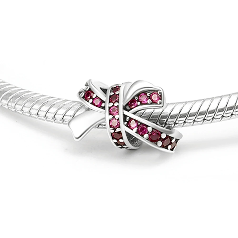 ChimS-Bracelet et collier en argent 925 pour femme, symboles de la personnalité, perles de charme en diamant, adapté au bricolage, personnalité exécutive, cadeau de fête