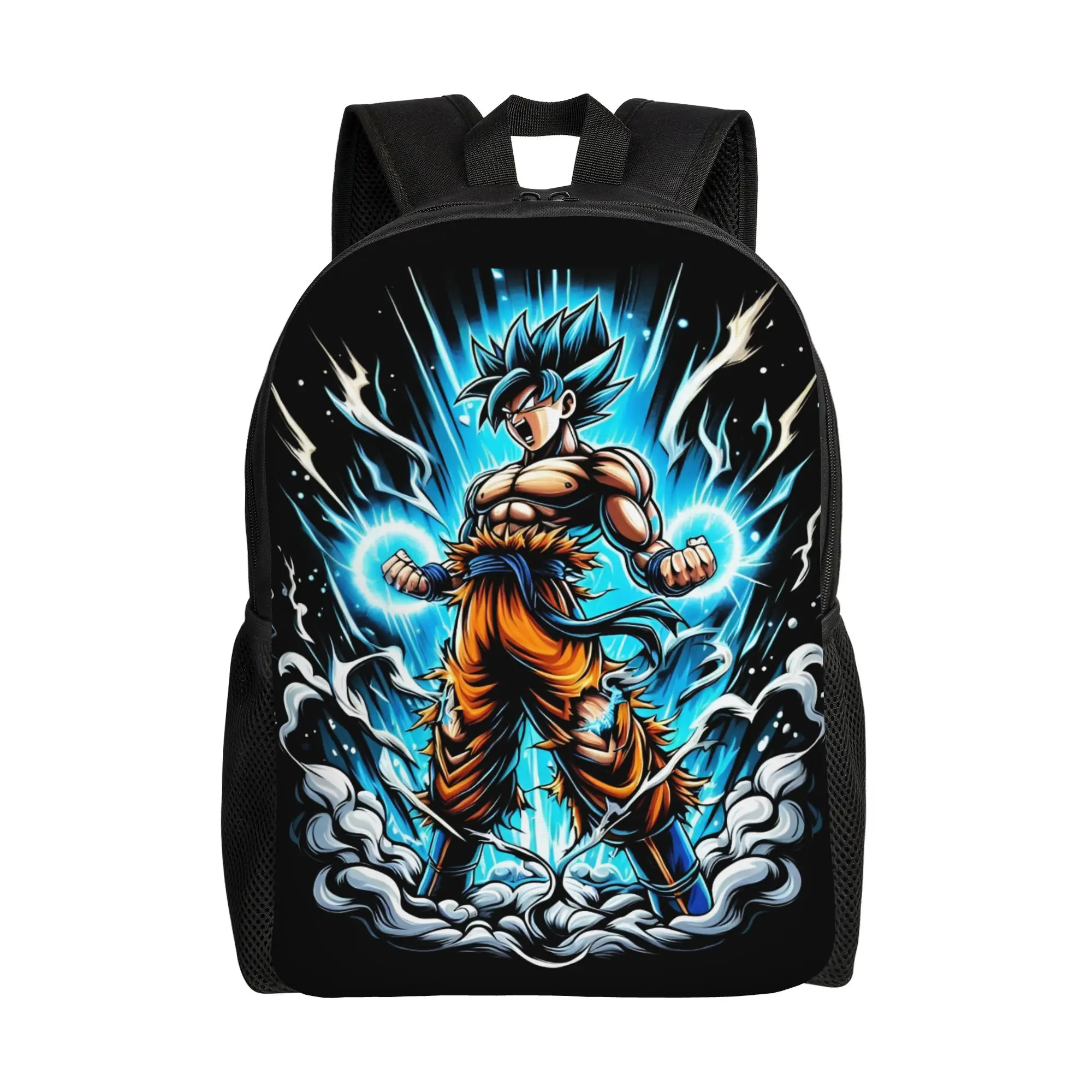 Фото Рюкзак D-Dragon B-Ball Z Gokus для женщин и мужчин, базовая сумка для книг для школы, колледжа, сумки для книг в стиле аниме, классические сумки для книг по мотивам манги и фильмов №1