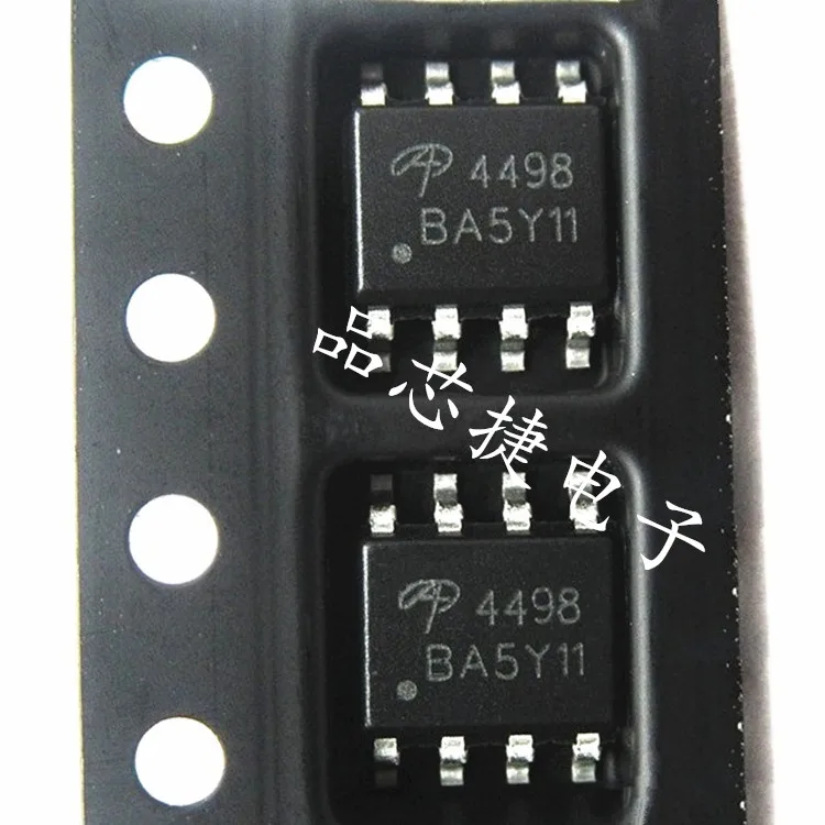 

10 шт. Оригинальный Новый Шелковый экран AO4498 4498 SOP8 30V 18A MOS чип FET