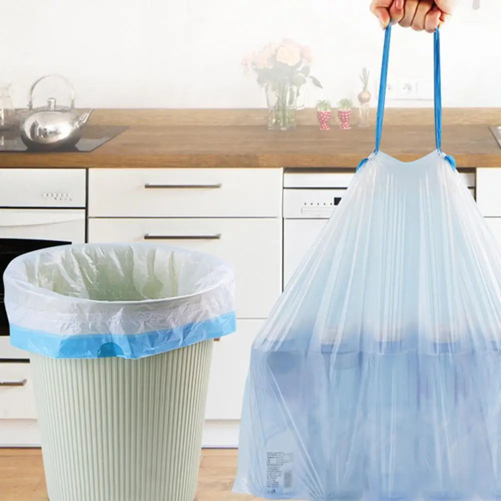 

20Pcs/Roll Practical Garbage Bag Leak-proof Non-breakable Waste Bag Bedroom Kitchen Waste Storage Bag