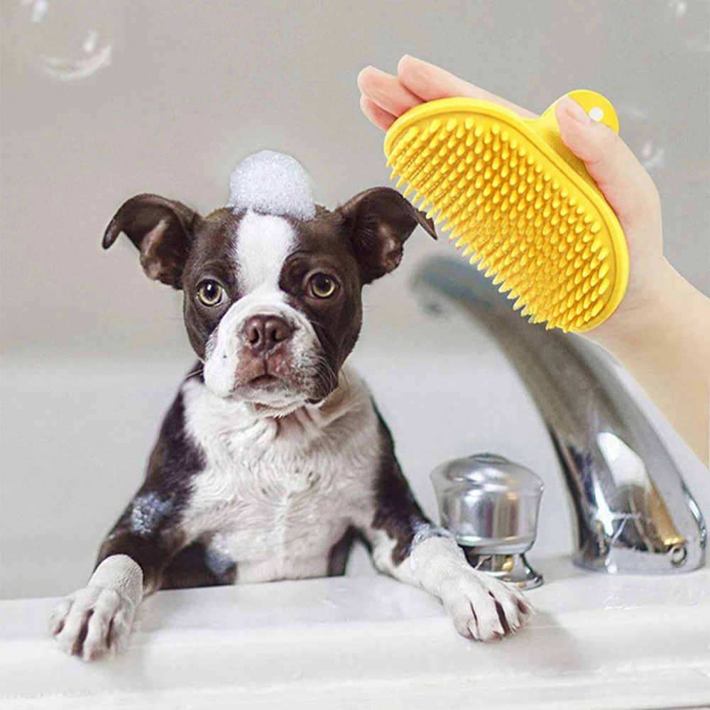 

Soft Rubber Pet Dog Brush Grooming Massage Brush Cleaning Gloves Pet Shower Cat Dog Brushes Hair Cleaning Glove