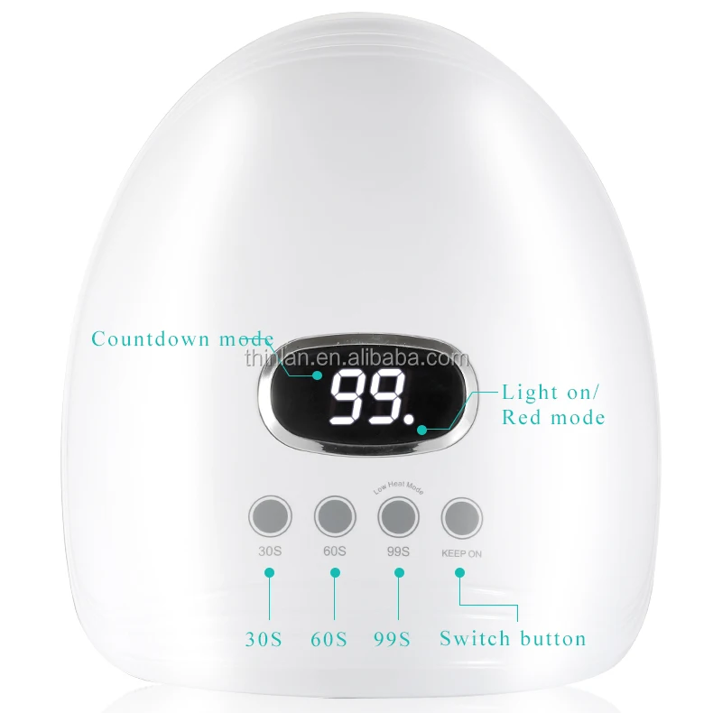 

Pro 60w Gels Curing Nail Polish Dryer Fast Drying UV/led Nail Lamp