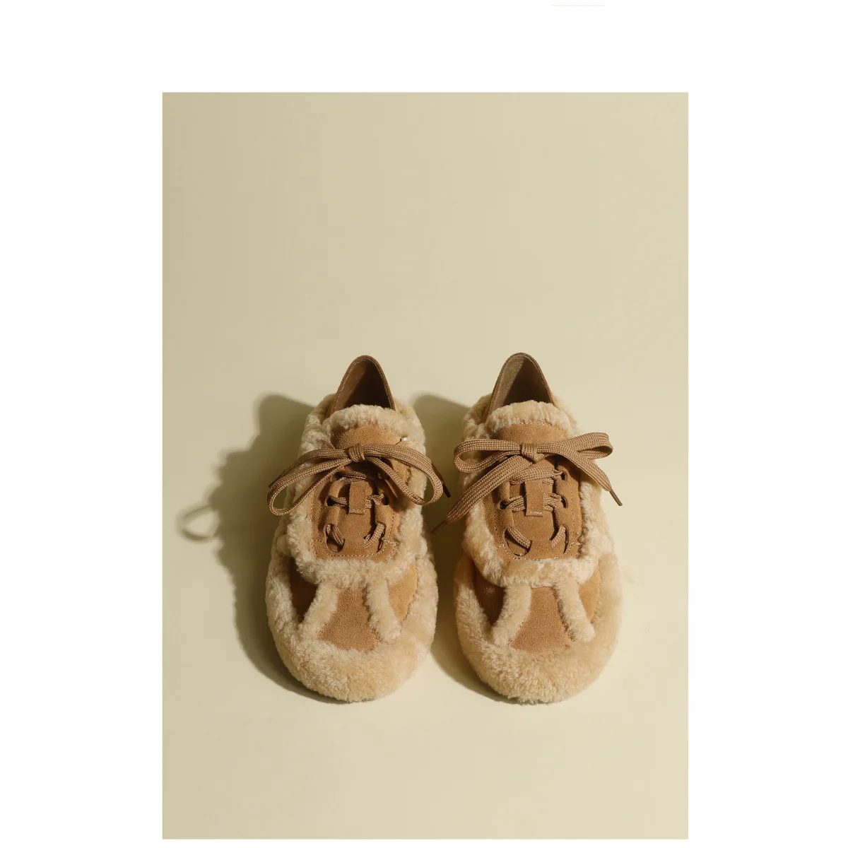 

Женская обувь, новинка 2022, повседневная обувь из хлопка, Женская шерстяная обувь, кружевные Универсальные панели и теплые женские ботинки и...