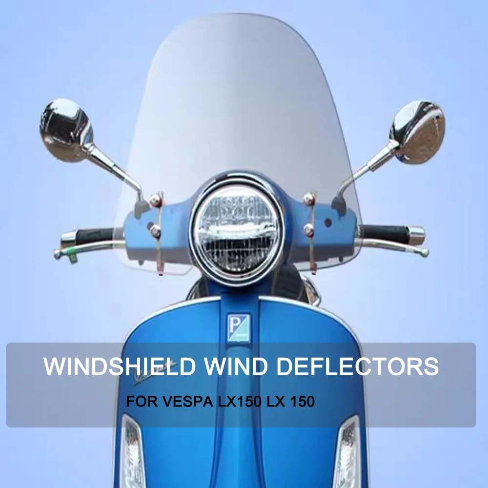 For Piaggio LX150 LX 150 Windshield Wind Deflectors Windscreen For Vespa LX150 LX 150 enlarge