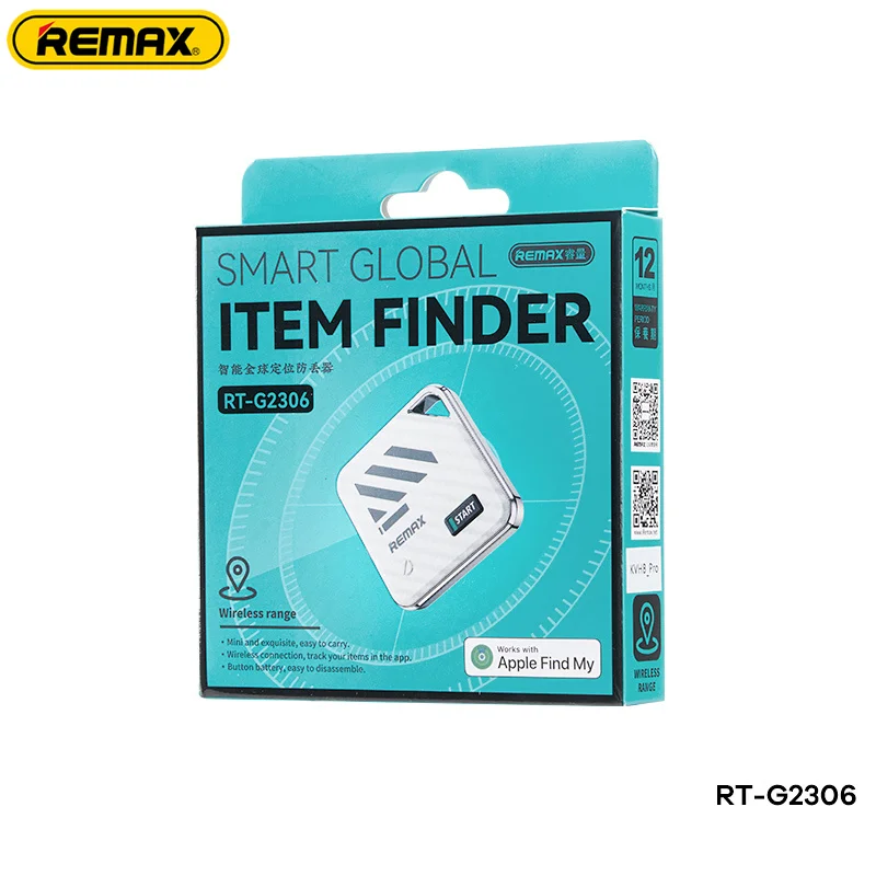 REMAX Smart Global Position Tracking Finder работает для Apple Find My App Bluetooth Anti-Lost Tag Напоминание о тревоге для домашних животныхключей (art.: 3920cef5da082) - 3920cef5da082