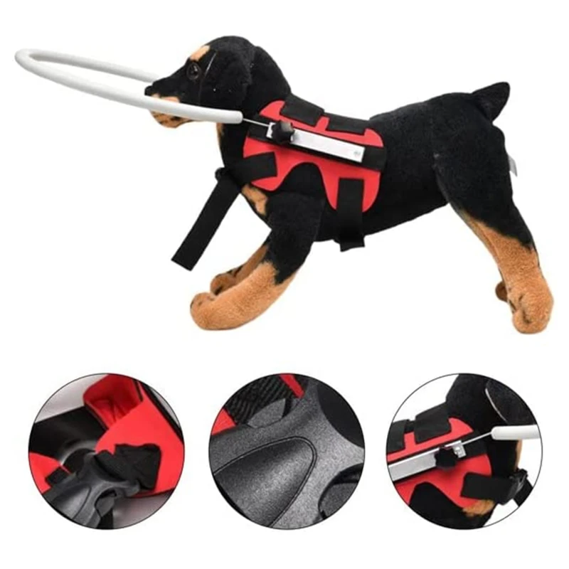

Dog Harness Protective Guide Training Vest Anti-Collision Collar for Blind
