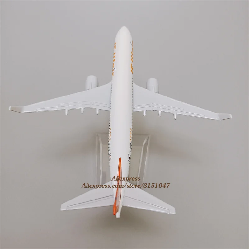 Корейская модель самолета из металлического сплава JEJU Air Боинг 737 летательных
