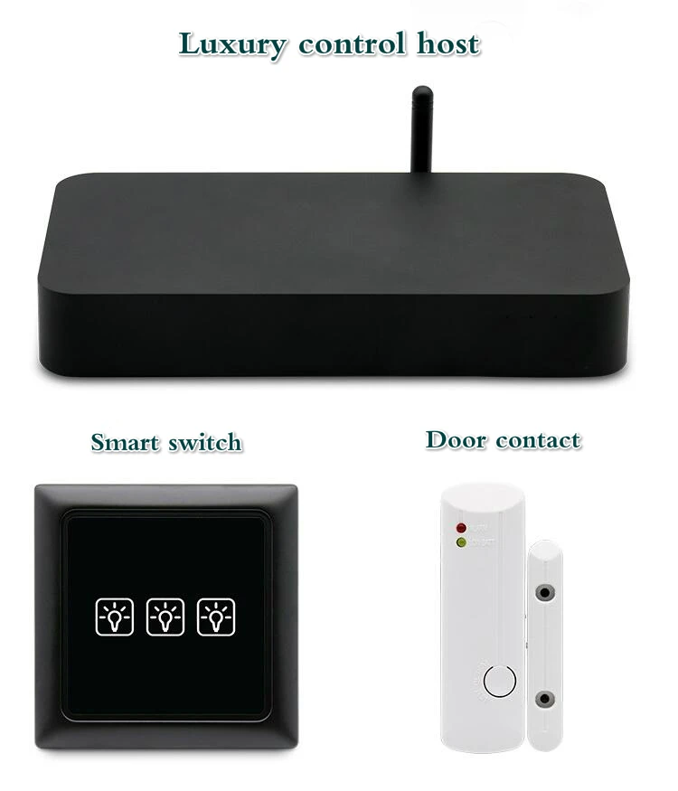 

ZigBee Smart Home demo Home Automation Package Smart Switch,Motion Sensor IR transfer