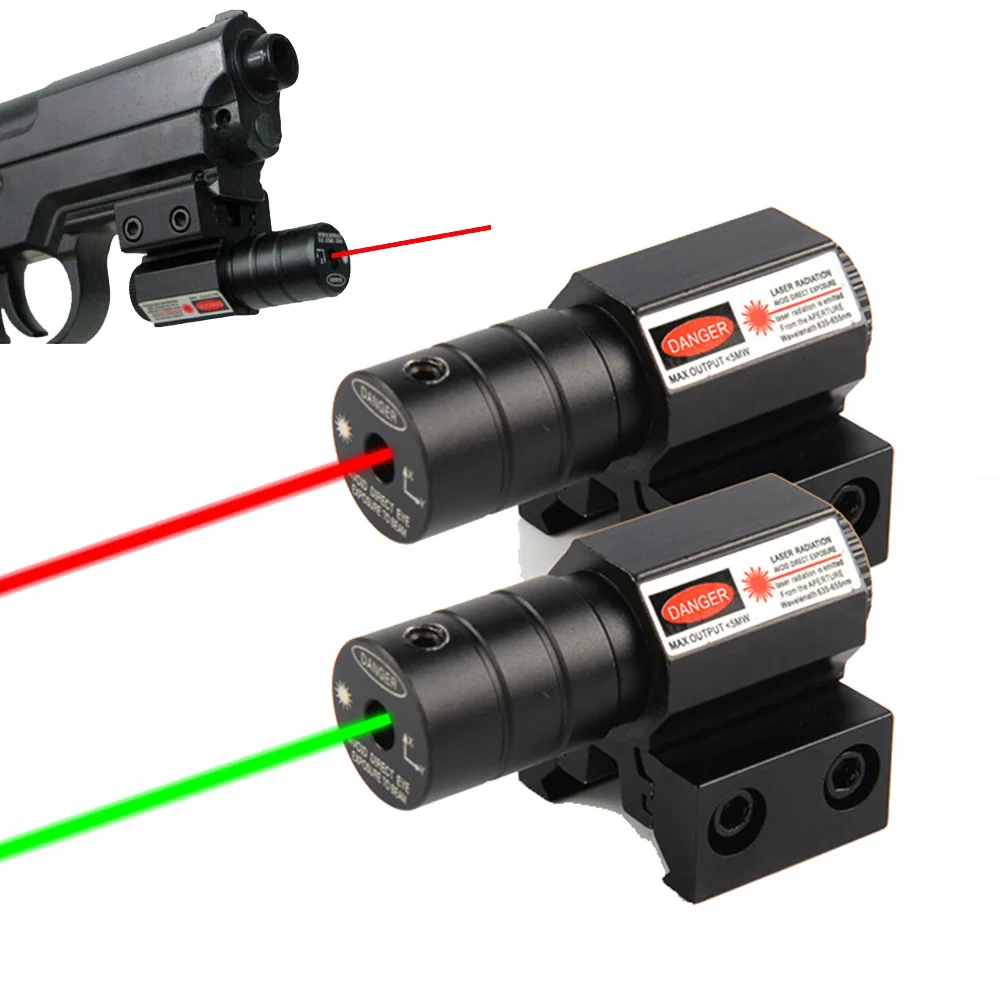 

US Red Dot Laser Sight for Picatinny and Rifle with 635-655nm Adjustable 11mm/20mm Picatinny/Weaver Mount