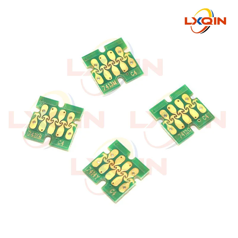 Чип картриджа с чернилами T741X T7411-T7414 для Epson SureColor F6000 F6070 F6200 F6270 F7000 F7070 F7100 F7170 F7200 F7270